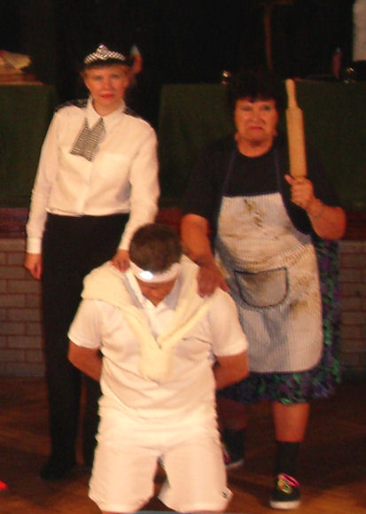 Sergeant Manners, Cook and Peregrine Barrington-Smythe