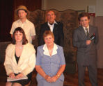 Twitter Fortesque, Sir Hector Croquet, Inspector Topiary, Baroness Svetlana Gorianova and Lady Davinia Croquet