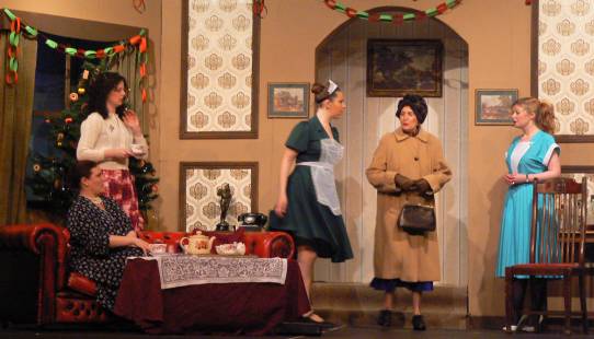 Ethel Fordyce, Pamela Fordyce, Annie, Mrs Puffin and Jacqueline Fordyce