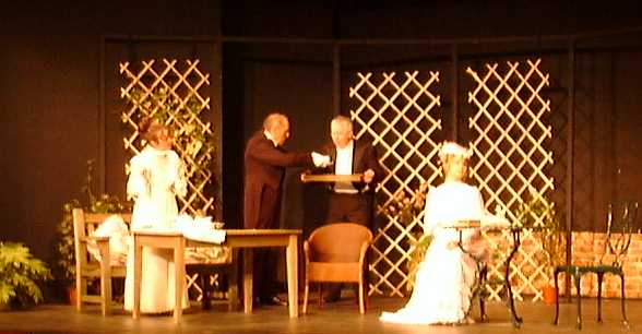 Cecily Cardew, Merriman, Footman and Gwendolen Fairfax