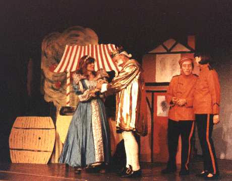 Princess Melanie, King Satupon, Sgt Spick, Corp Span