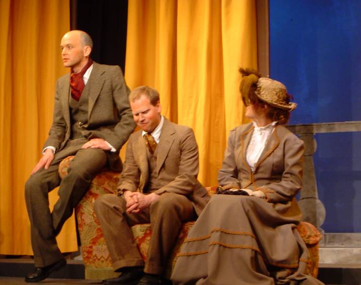 Henry Higgins, Freddy Eynsford Hill and Mrs Eynsford Hill