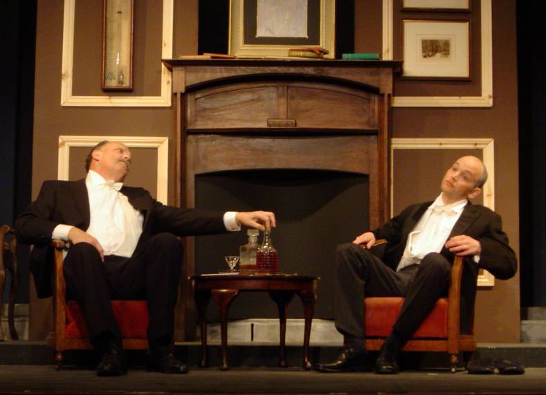 Colonel Pickering and Henry Higgins