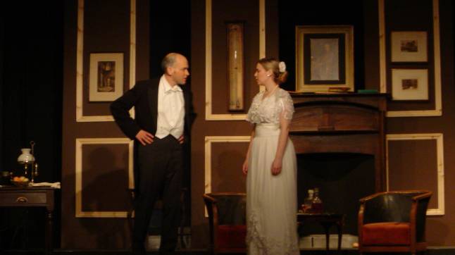 Henry Higgins and Eliza Doolittle