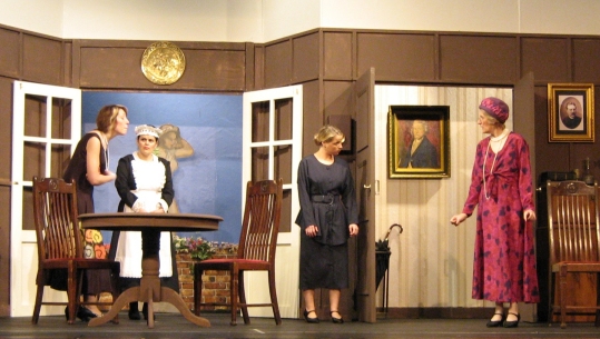 Jean, Simpson, Louise and Miss Mullett